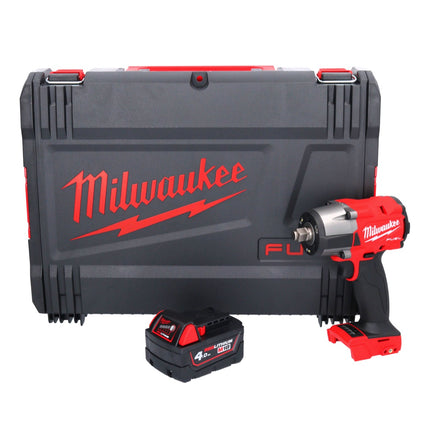 Milwaukee M18 FMTIW2F12-401X Akumulatorowy klucz udarowy 18 V 745 Nm 1/2" bezszczotkowy + 1x akumulator 4,0 Ah + skrzynka HD - bez ładowarki