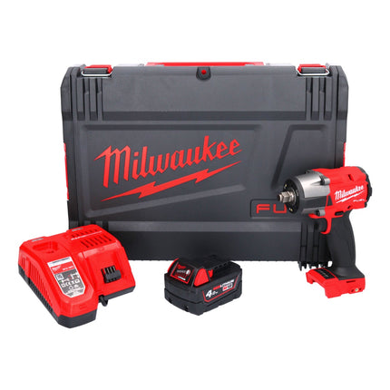 Milwaukee M18 FMTIW2F12-401X Akumulatorowy klucz udarowy 18 V 745 Nm 1/2" bezszczotkowy + 1x akumulator 4,0 Ah + ładowarka + pudełko HD