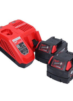 Milwaukee M18 FMTIW2F12-402X Akku Schlagschrauber 18 V 745 Nm 1/2" Brushless + 2x Akku 4,0 Ah + Ladegerät + HD Box