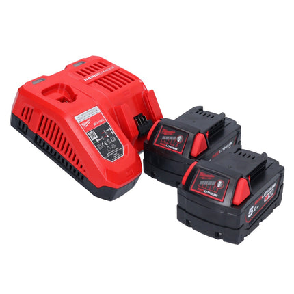 Milwaukee M18 FMTIW2F12-502X Akumulatorowy klucz udarowy 18 V 745 Nm 1/2" bezszczotkowy ( 4933478450 ) + 2x akumulator 5,0 Ah + ładowarka + pudełko HD