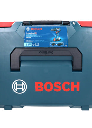 Bosch GSB 18V-55 Professional Akku Schlagbohrschrauber 18 V 55 Nm Brushless + 1x Akku 2,0 Ah + Ladegerät + L-Boxx