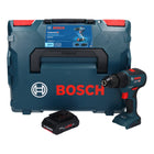 Bosch GSB 18V-55 Profesjonalna akumulatorowa wiertarko-wkrętarka udarowa 18 V 55 Nm bezszczotkowa + 1x akumulator ProCORE 4,0 Ah + L-Boxx - bez ładowarki