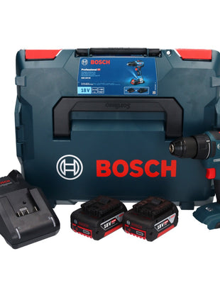 Bosch GSR 18V-55 Akku Bohrschrauber 18 V 55 Nm Brushless + 2x Akku 5,0 Ah + Ladegerät + L-Boxx - Toolbrothers