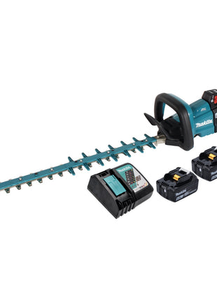 Makita DUH 602 RG2 Akku Heckenschere 18 V 60 cm Brushless + 2x Akku 6,0 Ah + Ladegerät - Toolbrothers