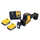 Sierra sable a batería DeWalt DCS 369 M2 sierra alternativa 18 V sin escobillas + 2x baterías 4,0 Ah + cargador