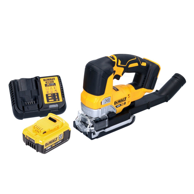 DeWalt DCS 334 M1 Akku Pendelhub Stichsäge 18 V Brushless + 1x Akku 4,0 Ah + Ladegerät - Toolbrothers