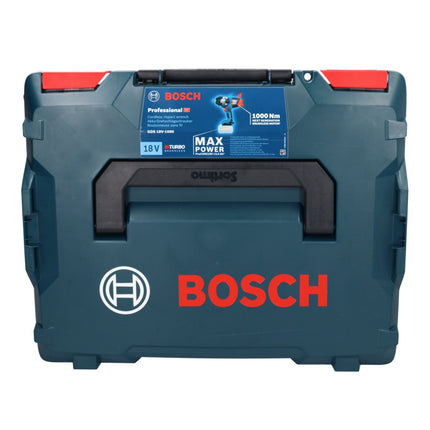 Bosch GDS 18V-1000 Profesjonalny akumulatorowy klucz udarowy 18 V 1000 Nm BITURBO Brushless + 2x akumulator ProCORE 8,0 Ah + ładowarka + L-Boxx ( 06019J8302 )