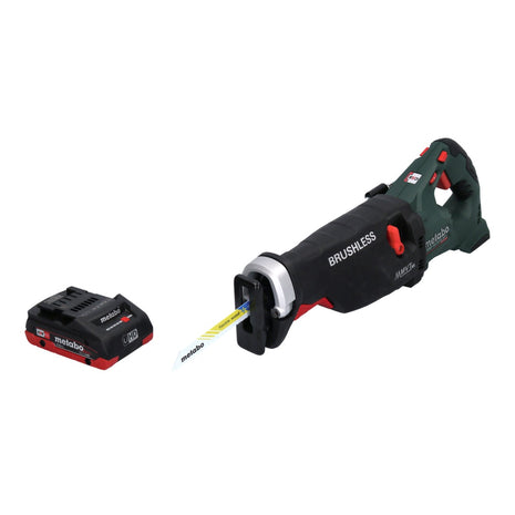 Sierra sable a batería Metabo SSEP 18 LTX BL MVT 18 V sin escobillas + 1x batería 4,0 Ah - sin cargador