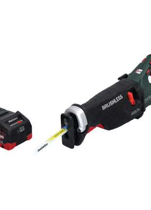 Scie sabre à batterie Metabo SSEP 18 LTX BL MVT 18 V sans balais + 1x batterie 5,5 Ah - sans chargeur