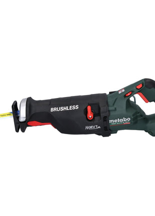 Scie sabre à batterie Metabo SSEP 18 LTX BL MVT 18 V sans balais + 1x batterie 5,5 Ah - sans chargeur