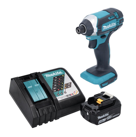 Makita DTD 152 RM1 akumulatorowy klucz udarowy 18 V 165 Nm + 1x akumulator 4,0 Ah + ładowarka