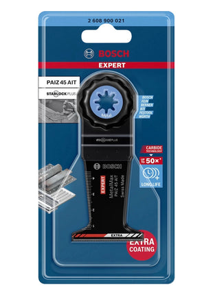 Bosch EXPERT MetalMax PAIZ 45 AIT Tauchsägeblatt Starlock Plus 45 x 50 mm 2 Stk. ( 2x 2608900021 ) für Metall Carbide - Toolbrothers