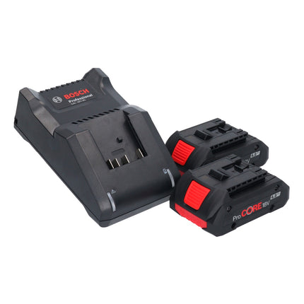 Akumulatorowa wiertarko-wkrętarka udarowa Bosch GSB 18V-150 C Professional 18 V 150 Nm Biturbo Brushless + 2x akumulator ProCORE 4,0 Ah + ładowarka + L-Boxx