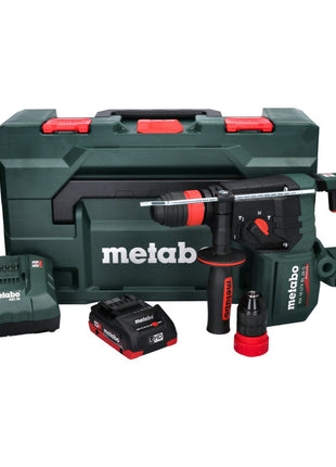 Metabo KH 18 LTX BL 28 Q Akumulatorowa wiertarko-wkrętarka udarowa 18 V 3 J SDS plus Brushless + 1x akumulator 4,0 Ah + ładowarka + metaBOX