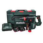 Metabo KH 18 LTX BL 28 Q Akumulatorowa wiertarko-wkrętarka udarowa 18 V 3 J SDS plus Brushless + 2x akumulator 4,0 Ah + ładowarka + metaBOX