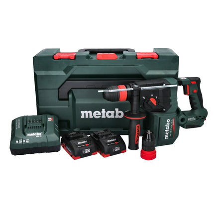 Metabo KH 18 LTX BL 28 Q Akumulatorowa wiertarko-wkrętarka udarowa 18 V 3 J SDS plus Brushless + 2x akumulator 4,0 Ah + ładowarka + metaBOX