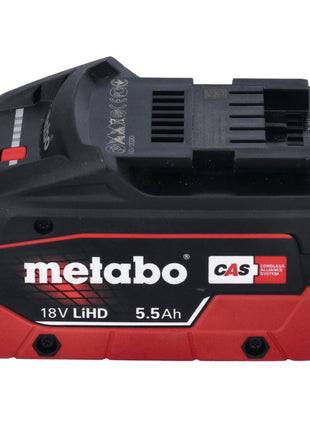 Metabo KH 18 LTX BL 28 Q taladro percutor a batería 18 V 3 J SDS plus sin escobillas + 1x batería 5,5 Ah + metaBOX - sin cargador