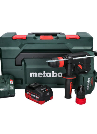 Taladro percutor de batería Metabo KH 18 LTX BL 28 Q 18 V 3 J SDS plus sin escobillas + 1x batería 5,5 Ah + cargador + metaBOX