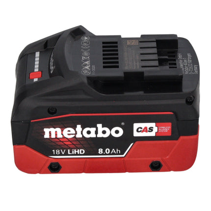 Metabo KH 18 LTX BL 28 Q Akumulatorowa wiertarko-wkrętarka udarowa 18 V 3 J SDS plus Brushless + 1x akumulator 8,0 Ah + metaBOX - bez ładowarki