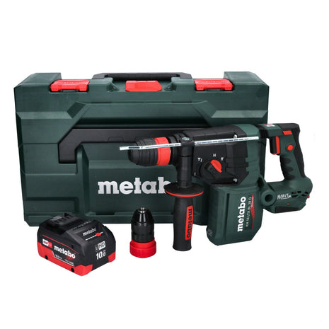 Metabo KH 18 LTX BL 28 Q Akumulatorowa wiertarko-wkrętarka udarowa 18 V 3 J SDS plus Brushless + 1x akumulator 10,0 Ah + metaBOX - bez ładowarki