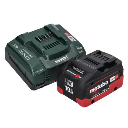 Metabo KH 18 LTX BL 28 Q Akumulatorowa wiertarko-wkrętarka udarowa 18 V 3 J SDS plus Brushless + 1x akumulator 10,0 Ah + ładowarka + metaBOX