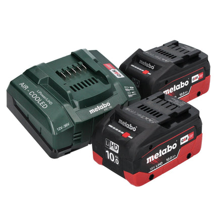 Metabo KH 18 LTX BL 28 Q Akumulatorowa wiertarko-wkrętarka udarowa 18 V 3 J SDS plus Brushless + 2x akumulator 10,0 Ah + ładowarka + metaBOX