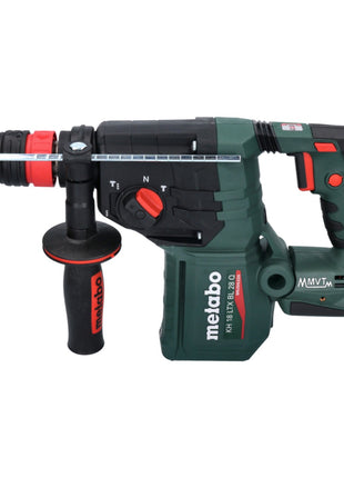 Metabo KH 18 LTX BL 28 Q Akumulatorowa wiertarko-wkrętarka udarowa 18 V 3 J SDS plus Brushless + 5-częściowy zestaw wierteł i dłut + metaBOX - bez akumulatora, bez ładowarki