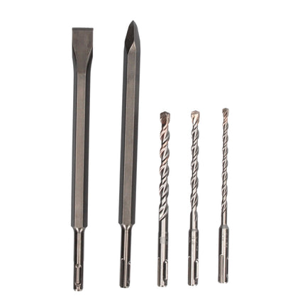 Metabo KH 18 LTX BL 28 Q Akumulatorowa wiertarko-wkrętarka udarowa 18 V 3 J SDS plus Brushless + 5-częściowy zestaw wierteł i dłut + metaBOX - bez akumulatora, bez ładowarki