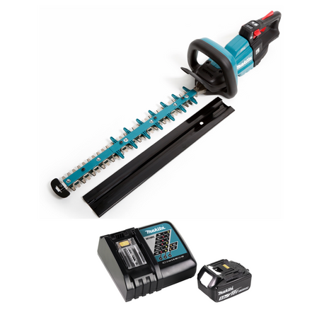 Cortasetos a batería Makita DUH 502 RT1 18 V 50cm + 1x batería 5,0 Ah + cargador