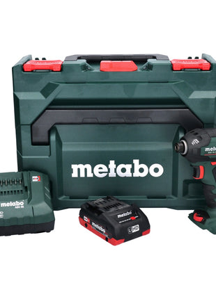 Metabo SSD 18 LTX 200 BL Akku Schlagschrauber 18 V 200 Nm 1/4" Brushless + 1x Akku 4,0 Ah + Ladegerät + metaBOX