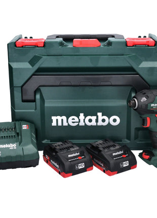 Metabo SSD 18 LTX 200 BL Akku Schlagschrauber 18 V 200 Nm 1/4" Brushless ( 602396800 ) + 2x Akku 4,0 Ah + Ladegerät + metaBOX