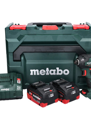 Metabo SSD 18 LTX 200 BL Akku Schlagschrauber 18 V 200 Nm 1/4" Brushless + 2x Akku 5,5 Ah + Ladegerät + metaBOX