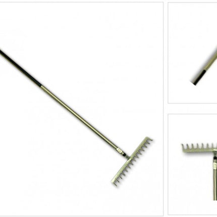 Fiskars ErgonomicTM Rechen Aluminium Stiel Silber Gardenwerkzeug Zubehor 135510 - Toolbrothers