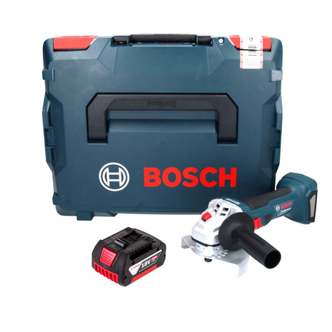 Bosch GWS 18V-7 Professional Akku Winkelschleifer 18 V 125 mm 22,23 mm Brushless + 1x Akku 4,0 Ah  + L-Boxx - ohne Ladegerät