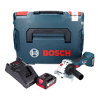 Bosch GWS 18V-7 Professional Akku Winkelschleifer 18 V 125 mm 22,23 mm Brushless + 1x Akku 4,0 Ah  + Ladegerät + L-Boxx