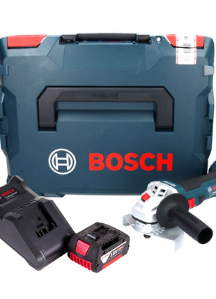 Bosch GWS 18V-7 Professional amoladora angular a batería 18 V 125 mm 22,23 mm sin escobillas + 1x batería 4,0 Ah + cargador + L-Boxx