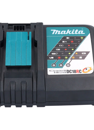 Kit de fuente de alimentación Makita de 18 V con 2 baterías BL 1850 B de 5,0 Ah + cargador rápido DC 18 RC + Makpac (197624-2)