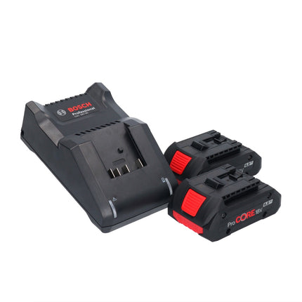 Akumulatorowa wiertarko-wkrętarka Bosch GSR 18V-55 Professional 18 V 55 Nm bezszczotkowa + 2x akumulator ProCORE 4,0 Ah + ładowarka