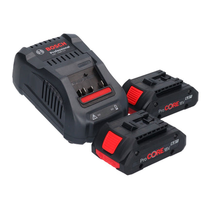 Akumulatorowy młot udarowo-obrotowy Bosch GBH 18V-28 DC Professional 18 V 3,4 J SDS Plus Brushless + 2x akumulator ProCORE 4,0 Ah + ładowarka + XL-Boxx