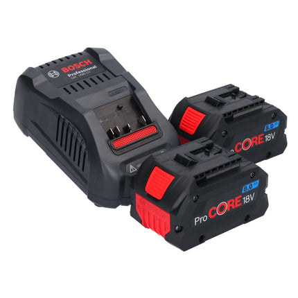 Akumulatorowy młot udarowo-obrotowy Bosch GBH 18V-28 DC Professional 18 V 3,4 J SDS Plus Brushless + 2x akumulator ProCORE 8,0 Ah + ładowarka + XL-Boxx
