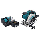 Sierra circular de batería Makita DSS 610 RT1 18 V 165 mm + 1x batería 5,0 Ah + cargador