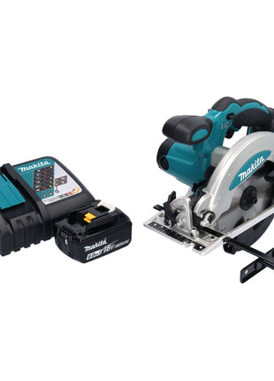 Makita DSS 610 RG1 Akumulatorowa pilarka tarczowa 18 V 165 mm + 1x akumulator 6,0 Ah + ładowarka