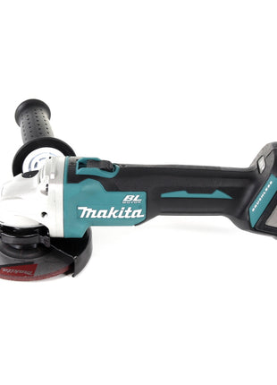 Makita DGA 504 RT3J akumulatorowa szlifierka kątowa 18 V 125 mm bezszczotkowa + 3x akumulator 5,0 Ah + ładowarka + Makpac