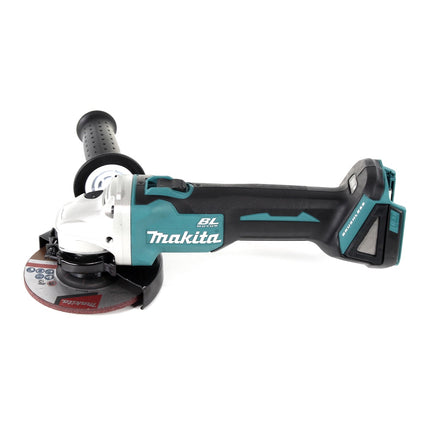 Makita DGA 504 RT3J akumulatorowa szlifierka kątowa 18 V 125 mm bezszczotkowa + 3x akumulator 5,0 Ah + ładowarka + Makpac