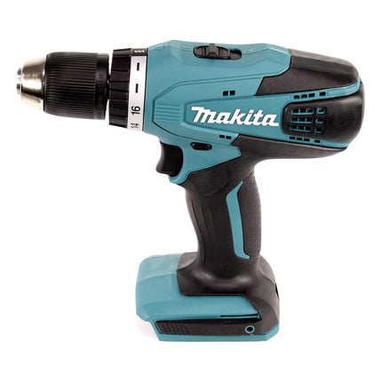 Makita DF 457 DWE 10 akumulatorowa wiertarko-wkrętarka 18 V 42 Nm seria G + 2x akumulator 1,5 Ah + ładowarka + 101-częściowy zestaw wierteł + walizka