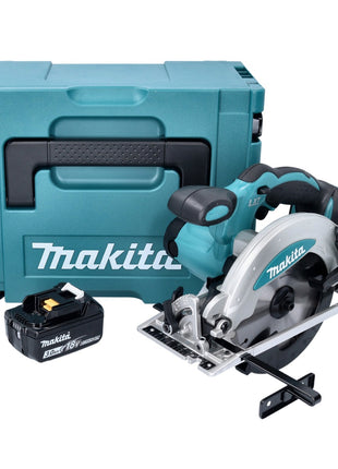 Sierra circular de batería Makita DSS 610 F1J 18 V 165 mm + 1x batería 3,0 Ah + Makpac - sin cargador