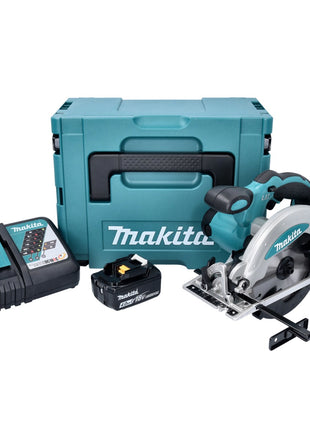 Sierra circular de batería Makita DSS 610 RM1J 18 V 165 mm + 1x batería 4,0 Ah + cargador + Makpac