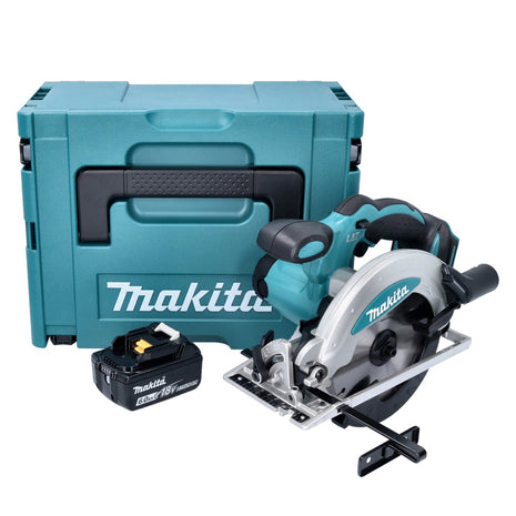 Makita DSS 610 G1J Akumulatorowa pilarka tarczowa 18 V 165 mm + 1x akumulator 6,0 Ah + Makpac - bez ładowarki