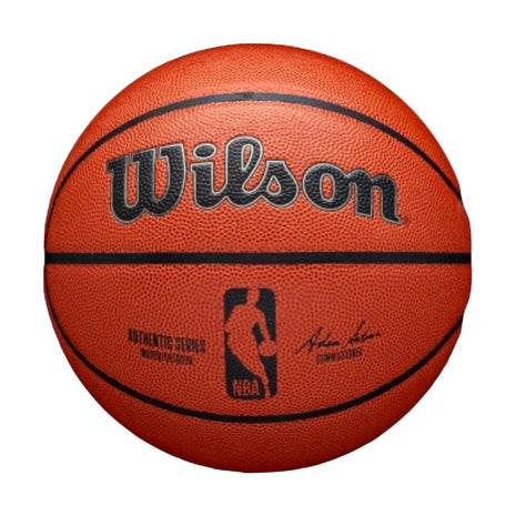 Wilson Basketball NBA Authentic Series Intérieur/Extérieur Cuir Mixte Taille : 7 Orange