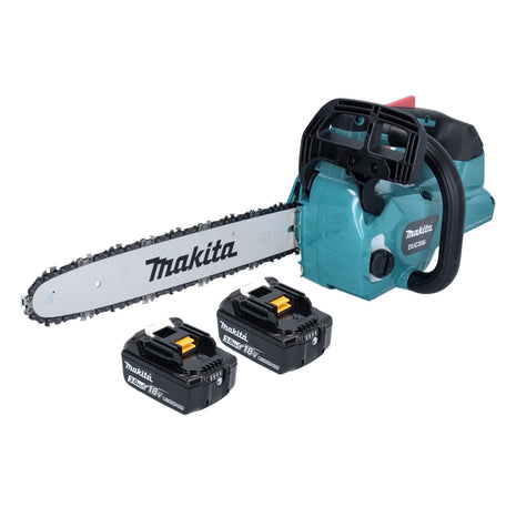 Makita DUC 356 FB Akumulatorowa pilarka łańcuchowa 36 V ( 2x 18 V ) 35 cm bezszczotkowa + 2x akumulator 3,0 Ah - bez ładowarki